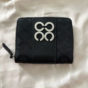 Coach black small wallet